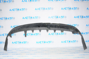 Rear bumper lip Toyota Avalon 13-18 hybrid for 1 pipe, tears, missing fragment, dented, broken fasteners