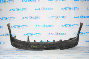Rear bumper lip Toyota Avalon 13-18 hybrid for 1 pipe, tears, missing fragment, dented, broken fasteners