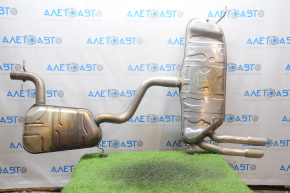 Rear muffler with barrel for VW Beetle 12-17 1.8T