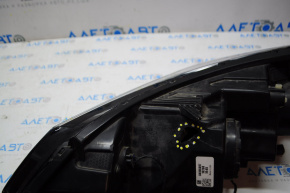 Chevrolet Cruze 16" front right headlight, halogen, no lens, broken housing and fastening, scratches on the glass