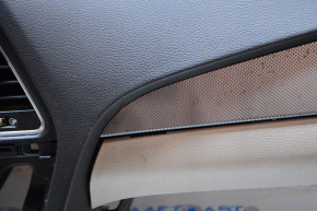 Torpedo front panel without AIRBAG Hyundai Sonata 15-17 gray inlay visible airbag contact scratch