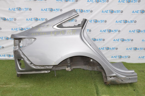 Quarter wing rear right Hyundai Sonata 15-19 silver, dented