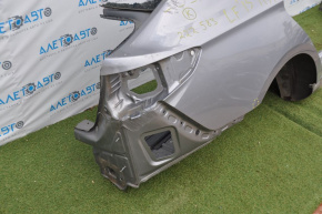 Quarter wing rear right Hyundai Sonata 15-19 silver, dented