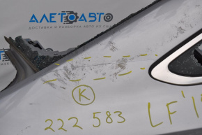 Quarter wing rear right Hyundai Sonata 15-19 silver, dented