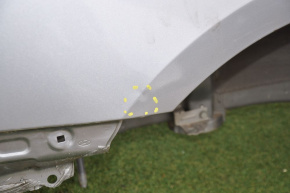 Quarter wing rear right Hyundai Sonata 15-19 silver, dented