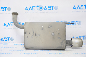 Rear muffler with barrel, left, Lexus ES350 13-16, with tip