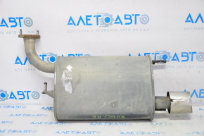 Rear muffler with barrel, right, Lexus ES350 13-16, with chrome tip