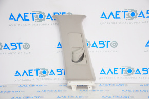 Left center pillar trim, upper belt, Lexus ES300h ES350 13-15 gray