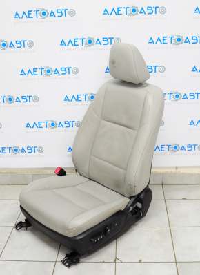 Driver's seat Lexus ES300h ES350 13-14 with airbag, electric, heated, ventilated, leather gray,