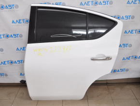 Door assembly rear left Nissan Versa 12-19 usa, white QM1