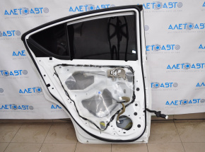 Door assembly rear left Nissan Versa 12-19 usa, white QM1