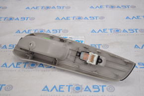 Rear right window lift control Nissan Versa 12-19 usa black, with overlay