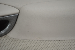 Door trim card front left Nissan Versa 12-18 usa gray, scratches
