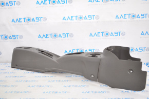 Console center armrest and cup holders Nissan Versa 12-17 usa automatic transmission, gray, scratches