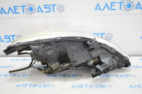 Headlight front left Nissan Versa 12-14 bare usa, broken crepe, scratches on glass