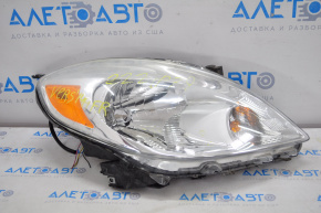 Headlight front right Nissan Versa 12-14 bare usa, for polishing