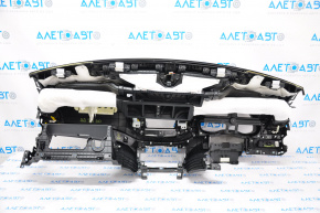 Torpedo front panel without AIRBAG Hyundai Tucson 16-18 black without speaker, shot