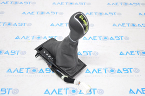 Shifter pad assembly with gear knob Hyundai Tucson 16-18 rubber black