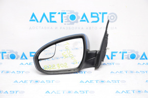 Left side mirror complete Hyundai Tucson 16-18 prerest 5 pins, blue