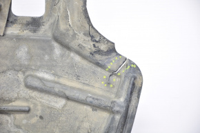 Engine protection left Lexus ES300h ES350 13-15 pre-restyling, ruptures of the fasteners