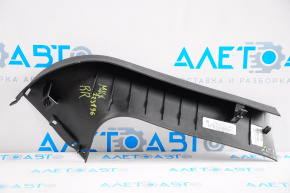 Trunk door trim right Lincoln MKX 16-18 black, broken fastener