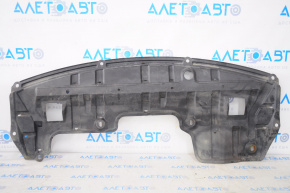 Front bumper protection Nissan Pathfinder 13-14 is dented, tears