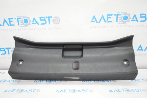 Nissan Versa 12-19 usa trunk opening trim black, worn