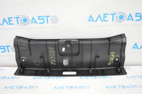 Nissan Versa 12-19 usa trunk opening trim black, worn