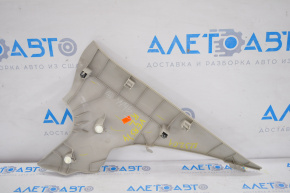 Rear pillar trim left Nissan Versa 12-19 usa gray, plastic turned white