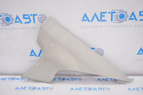 Rear pillar trim right Nissan Versa 12-19 usa gray, plastic turned white