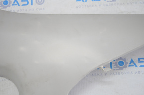 Rear pillar trim right Nissan Versa 12-19 usa gray, plastic turned white
