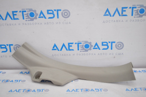 Door sill trim rear left Nissan Versa 12-19 usa gray, broken fastener