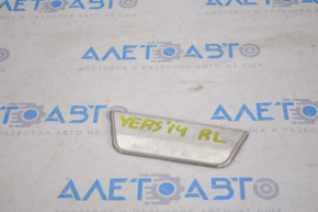 Door sill trim rear left outer Nissan Versa 12-19 usa chrome