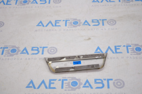 Door sill trim rear left outer Nissan Versa 12-19 usa chrome