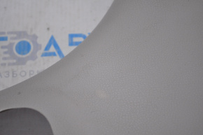 Center pillar trim lower right Nissan Versa 12-19 usa gray, plastic turned white