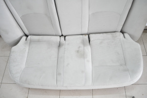 Rear row of seats 2 row Nissan Versa 12-19 usa cloth gray, for cleaning