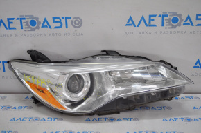 Headlight front right Toyota Camry v55 15-17 bare usa LE\XLE halogen, sand, crack on glass