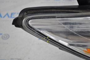 Headlight front right Toyota Camry v55 15-17 bare usa LE\XLE halogen, sand, crack on glass