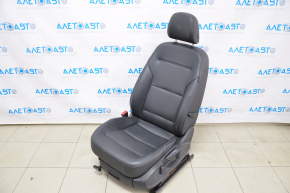 Driver's seat VW Golf 15-18 with airbag, leather black, mechanics electric