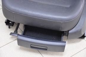 Driver's seat VW Golf 15-18 with airbag, leather black, mechanics electric