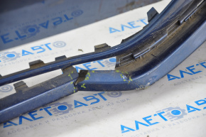 Bare front bumper VW Golf 15-17 without parking sensor, blue, tears, crack in mount