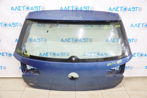 Naked trunk door VW Golf 15-21 blue LD5L, butts