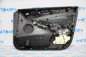 Door trim panel front left Hyundai Sonata 11-14 dark gray