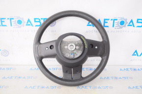 Bare steering wheel for a Jeep Compass 11-16, black rubber, with pads