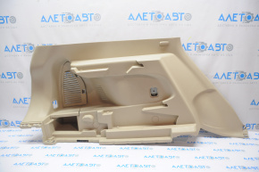 Left arch trim Nissan Rogue 14-18 beige under 2 rows, creases, scratches