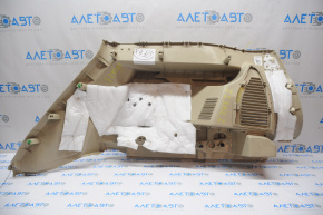 Left arch trim Nissan Rogue 14-18 beige under 2 rows, creases, scratches