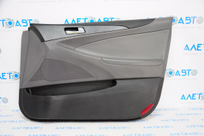 Door trim card front right Hyundai Sonata 11-14 dark gray