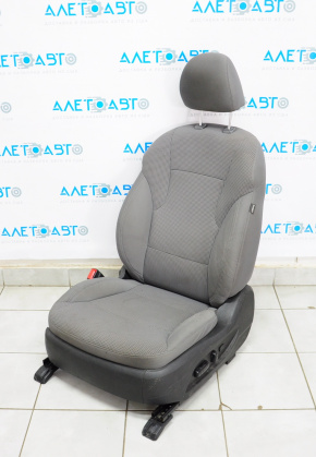 Driver's seat Hyundai Sonata 11-12 without airbag, electric, heated, cloth gray