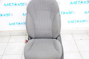 Driver's seat Hyundai Sonata 11-12 without airbag, electric, heated, cloth gray