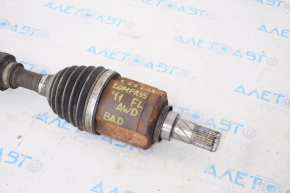 Drive axle shaft front left Jeep Compass 11-16 2.0, 2.4 FWD, AWD thread stripped